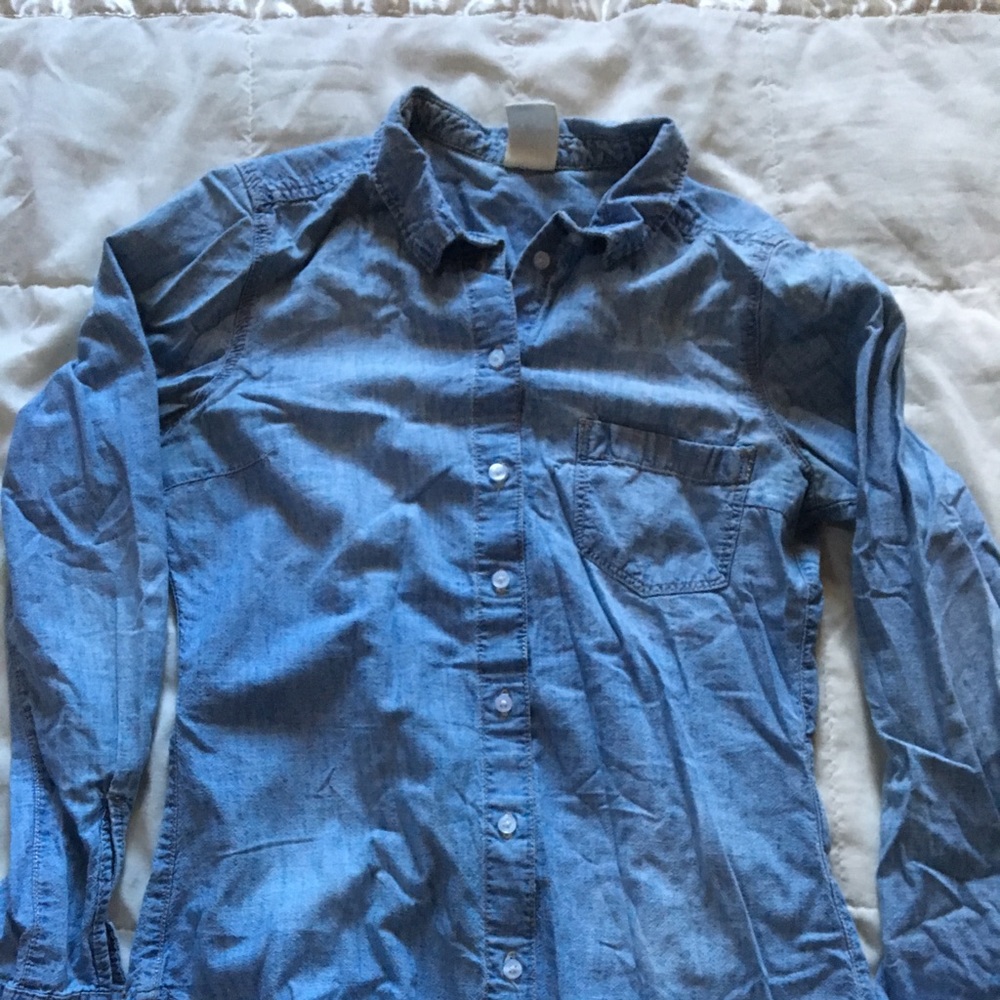 H&M denim button up.